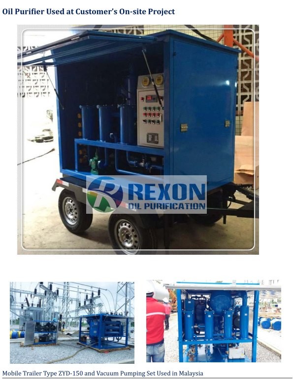 Double Stage Vacuum Transformer Oil Regeneration Machine Purifier Unit 6000LPH