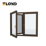 Powder Coated Aluminium Glass Casement Window Replacement Waterproof Custom