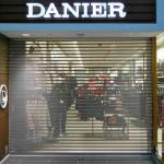Perforated Steel Security Roller Shutters , polycarbonate transparent Steel