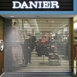 Wholesale Perforated Steel Security Roller Shutters , polycarbonate transparent Steel Rolling Door from china suppliers
