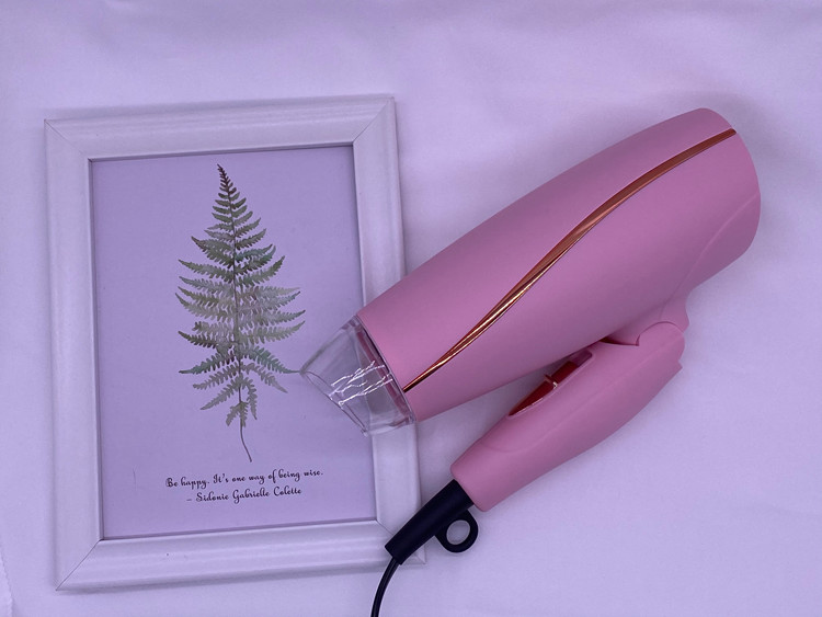 Fashion Hot Selling Compact Size ETL Travel Foldable Hair Dryer Sale For Woman Slide Switch Hair Dryer