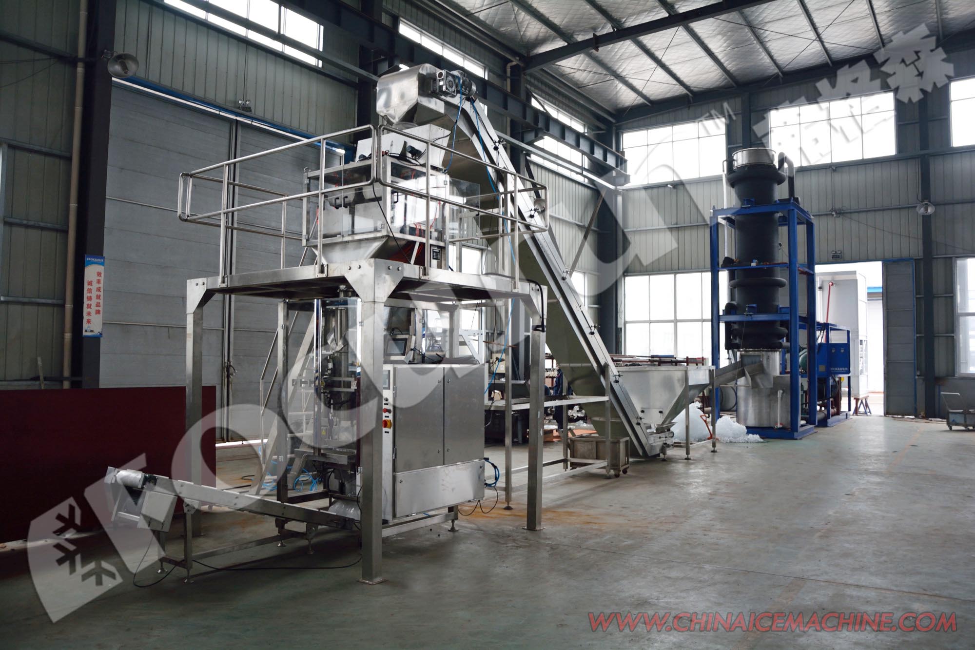 Ice Filling Material Fully Automatic Ice Packer for Time-Saving Packaging Solutions