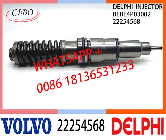22254568 BEBE4P03002 Fuel engine Diesel Injector 22254568 BEBE4P03002 E3.27 for VOL MD13 EURO 6 LR