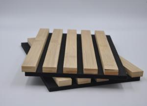 Wholesale 21mm Interior Acoustic Slat Wood Panels Sound Insulation Wall Panelling from china suppliers