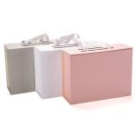Luxury Book Shape Ribbon Gift Box Rigid Cardboard Folding Sustainability