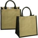 Natural Recycle Foldable Carry Jute Shopping Bags Manufacturer
