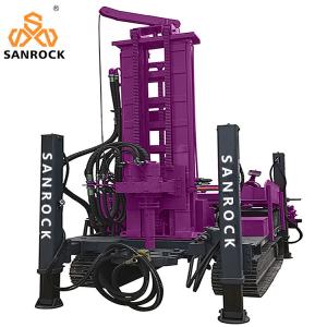 China Rotary Borehole 300m Water Drilling Equipment Hydraulic Water Well Drilling Rig on sale