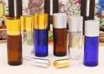 Rainbow Blue Green Glass Roller Bottles Pilfer - Proof Thick Glass Body