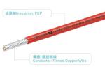 FEP wires UL758 AWM3239 20AWG 15000V/200C red for heater home appliance light