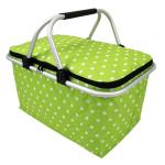 35L Large Picnic Basket Shopping Travel Camping Grocery Bags 2 Layers of
