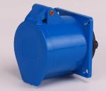 3 Pin 32A Industrial Concealed Socket 220v Three-Phase Industrial Waterproof