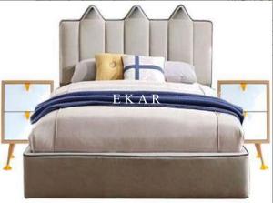 Wholesale Modern Fashion Style Boy Bedroom Wooden Latest Design Velvet Bed from china suppliers