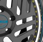 Gray Deep Dish Off Road Wheels Rims ET15 5x108 17 Inch