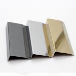 mirror or hairline stainless steel round or square edge tile trim