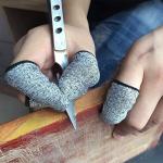 EN420 EN388 Cut Resistant Gloves Level 5 HPPE Forefinger Pinky Anti Cut Finger