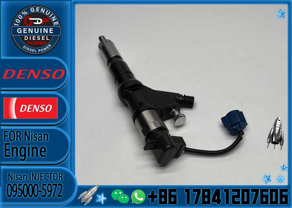 High Quality New Diesel Common Rail Fuel Injector 095000-5972 For HINO E13C