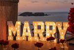 Stainless Steel Will You Marry Me Sign Neon Sign Decoration Wedding Marquee