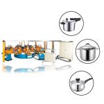 High quality cookware wok milk pan metal polishing machinery for metal ware