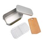 Lunch Box Outdoor Aluminum 304 Stainless Steel Heated With Lid With Handle