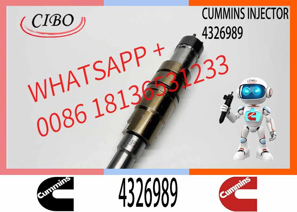NINE Brand XPI Common Rail Injector 4326989 Auto Engine Part Fuel Injector 4326989 4397488