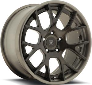 Wholesale 20inch Rims Gloss Black Customized 2-PC Forged Alloy Rims With 5x120 For BMW M4/ SAE J2530 Alloy Wheels from china suppliers