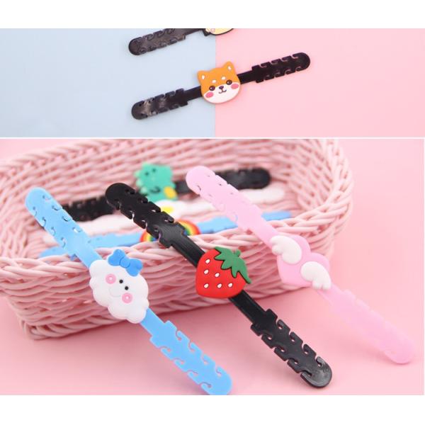 Children's Lovely Silicone Face Cover Protect Ear Hook Ear Grips Prevent Earache Cute Extension Hook