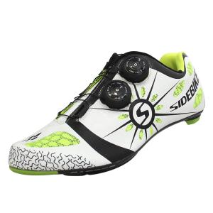 Wholesale Light Weight Carbon Fiber Cycling Shoes , Tough Outsole Bike Bicycle Sneakers from china suppliers