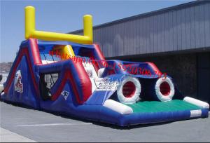 Wholesale Inflatable Obstacle Slides For Football , Commercial Adult Inflatable Obstacle Course For Sale from china suppliers