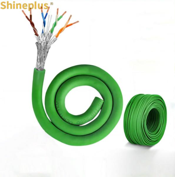 CAT6E Industrial Gigabit Towchain Shielded Network Cable For High-Speed Data