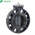 Standard DIN ANSI JIS Wide PVC/ABS Handle CPVC/UPVC Butterfly Valve with NBR