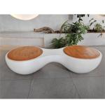 White Fiberglass Furniture Sets Large Lightweight Fiberglass Tables Seating
