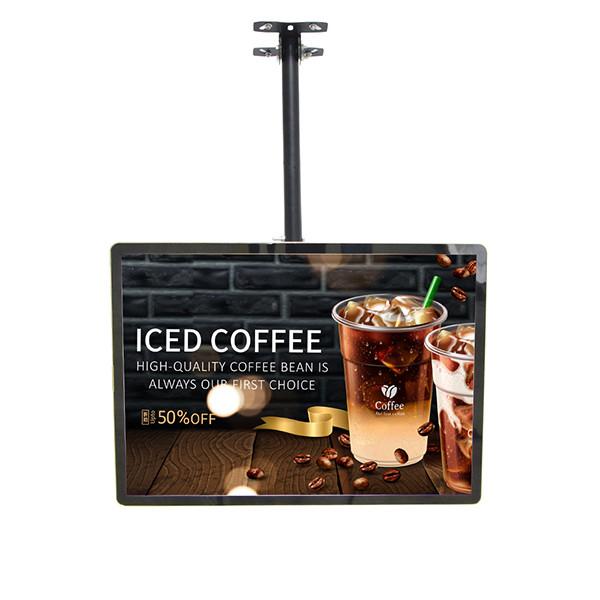 Slim Table Advertising Stands , Crystal Glow A4 Poster Frames Outdoor Led