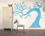 PVC Decoration Tree Wall Stickers F239 / House Decoration