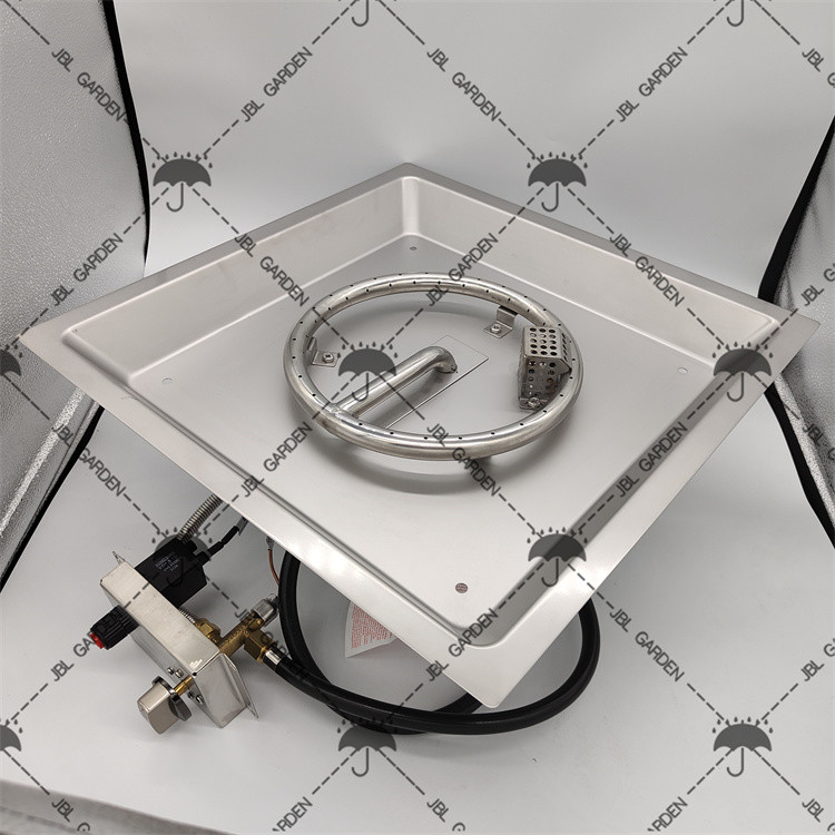 Customizable Outdoor Rectangle Gas Firepit Burner Indoor