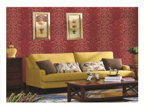 Wholesale PVC vinyl wallpaper washable waterproof simple design different color from china suppliers