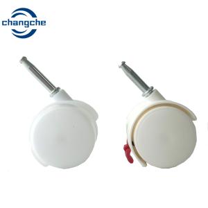 Wholesale Biege PP Threaded Stem Furniture Casters Office Chair Caster Replacement from china suppliers