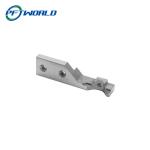 Brass Gold Color CNC Milling Metal Parts , Bead Blasted 3D Printer Spare Parts