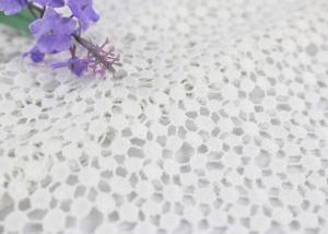 Wholesale Milk Silk Water Soluble Lace Fabric For Bridal Dresses Circle Lace Designs from china suppliers