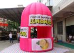 Purple Red Advertising Inflatable Tent 4 M Tall Lemonade Store For Event