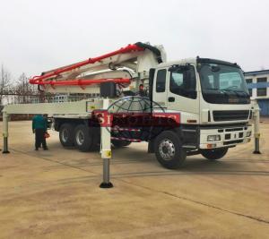 Wholesale 37m 39m Concrete Transport Truck LHD Drive Isuzu Chassis Schwing Pump Truck from china suppliers