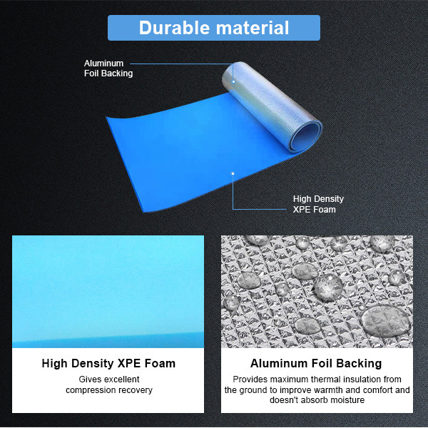 China Cheap Reflective Mat Camping Moisture Proof Mat Folding Camping Seat Mat