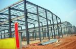 Portal Frame Commercial Steel Buildings / Prefab Metal Buildings For Warehouse /