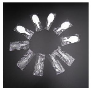 Wholesale Length 21.8mm Plastic Yogurt Spoon Folding PP Transparent Ordorless for jelly from china suppliers
