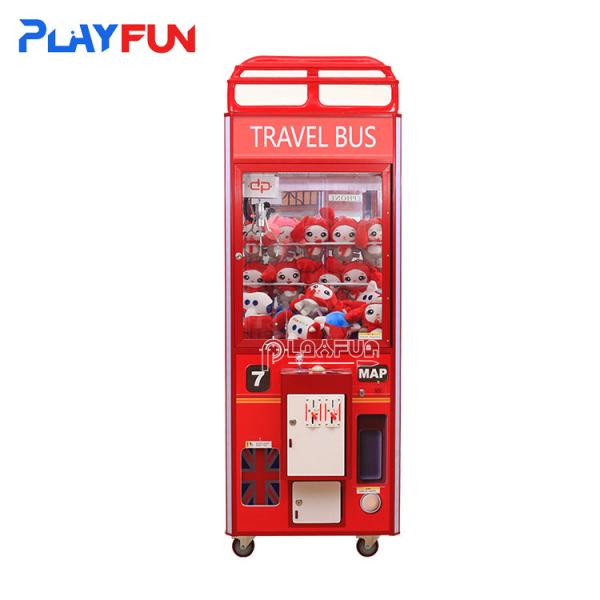 Top Selling Coin-operated Indoor Kids Toy Plush Wooden Telephone Doll Travel Bus