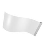 high quality transparent glass full color DC5Vwith aluminum double sided glass