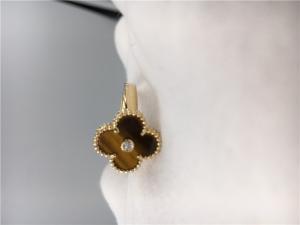 Wholesale Tiger’S Eye / Round Diamond 18K Gold Ring Handmade Luxury For Wedding from china suppliers