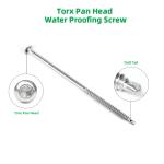 6.3 x 125mm Self Drilling Screw Perfect for PVC/TPO/EPDM Roofing Membrane