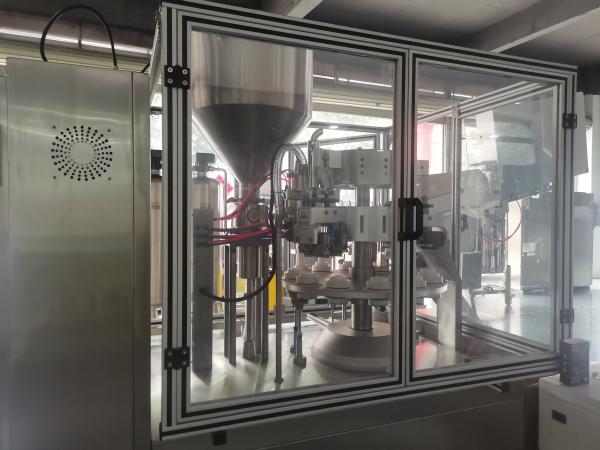 20- 60pcs / Min Aluminum Tube Filling Machine With Accuracy ≤±1% Dimension 1500