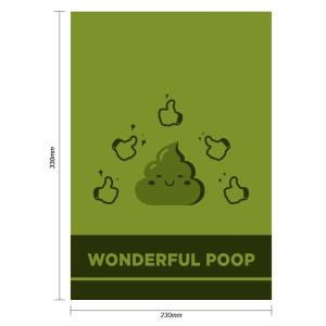 Wholesale Fully Degradable Compostable Disposable Pet Dog Waste Poop Bag with Holder from china suppliers