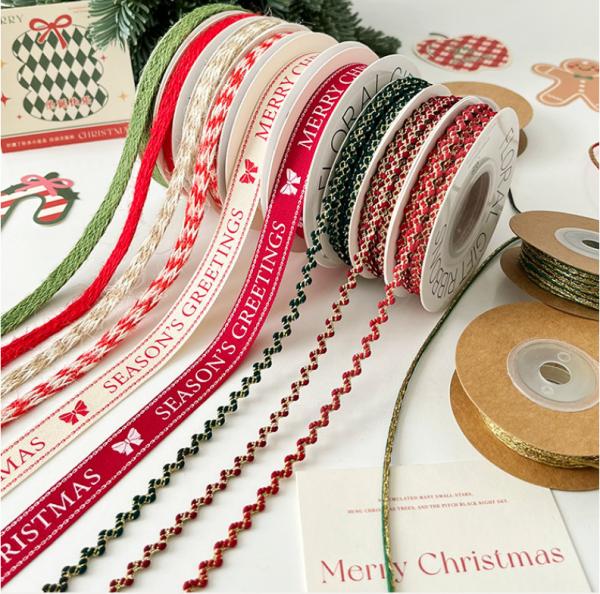 Winter Snow Time Ribbon Flower Bundle Bow Tie Festival Atmosphere Decoration